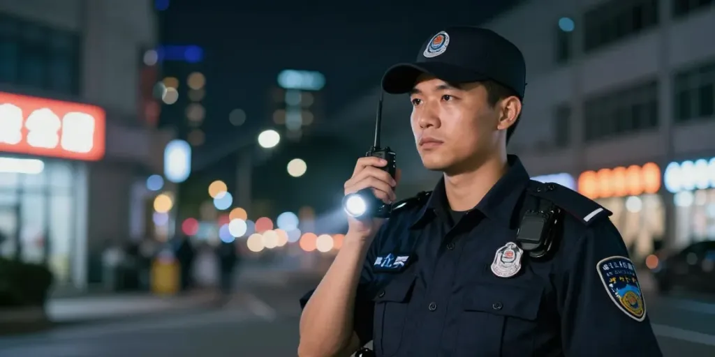 Security Guards providing professional protection services for local businesses in London.