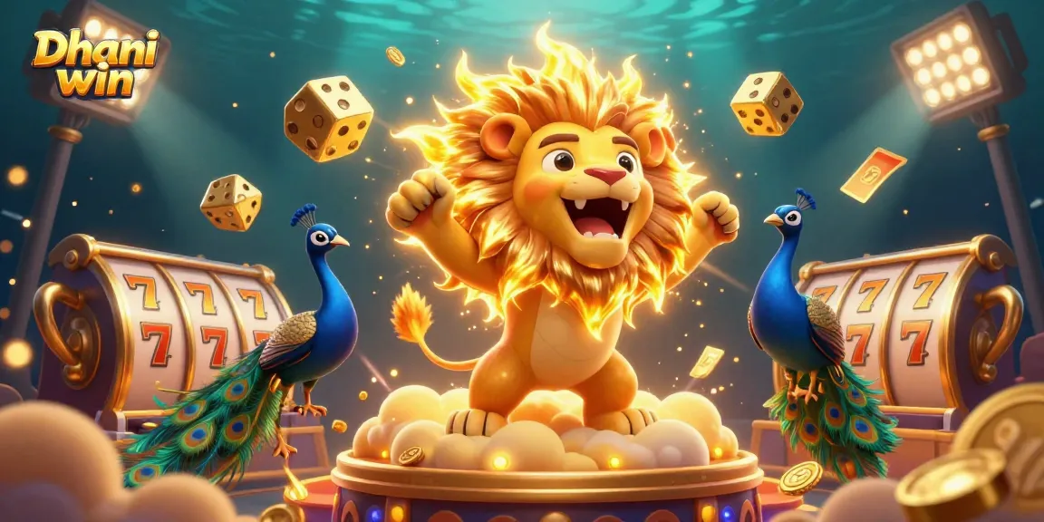 Dive into the action with Dhani win's thrilling games featuring dynamic slots, jackpots, and vibrant casino elements.