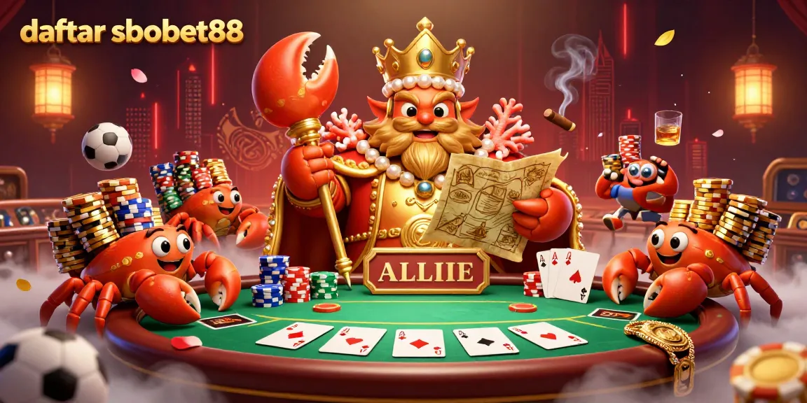 Experience daftar sbobet88 excitement with vibrant sports betting elements and detailed characters.
